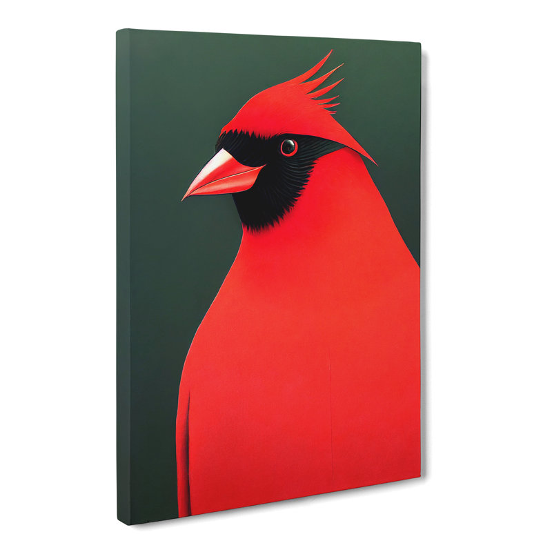 Cardinal Bird Vol.3 - Wrapped Canvas, 50cm H x 35cm W x 3cm D