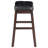 Upholstered Counter Stool with Solid Wood Frame-98169481