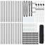 Vidaxl Hexagon Fence Grey Steel-114622123