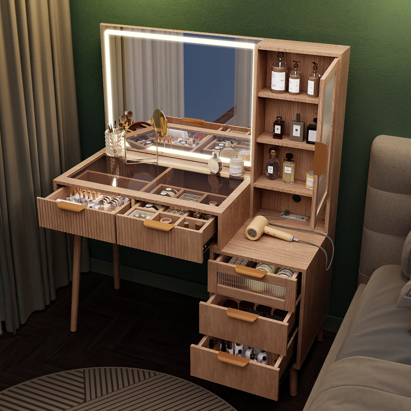 Meuble-lavabo de 45 po avec miroir et lumières
