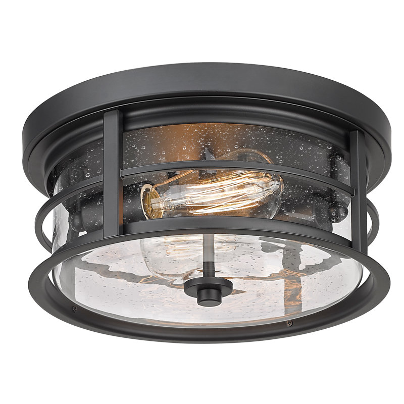 Mortensen Glass Flush Mount