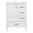 24.8" Modern Compact Bathroom Vanity with Ceramic Sink For Space-Saving Storage - White-1111321745