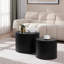 Ensemble de 2 tables basses gigognes avec pieds antidérapants Nesting-133226976