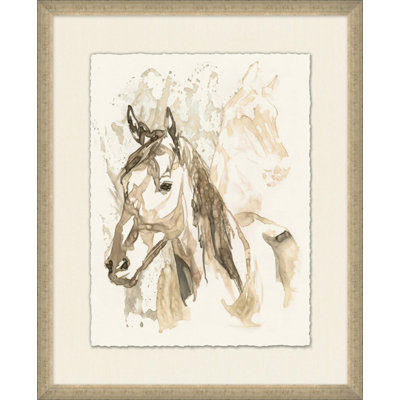 Beauté 2 - Peinture encadrée sur papier