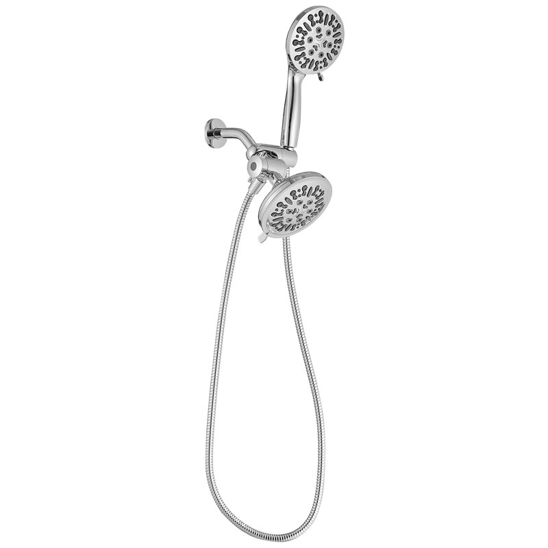 Pomme de douche double 1,8 GPM GPM, Chrome poli
