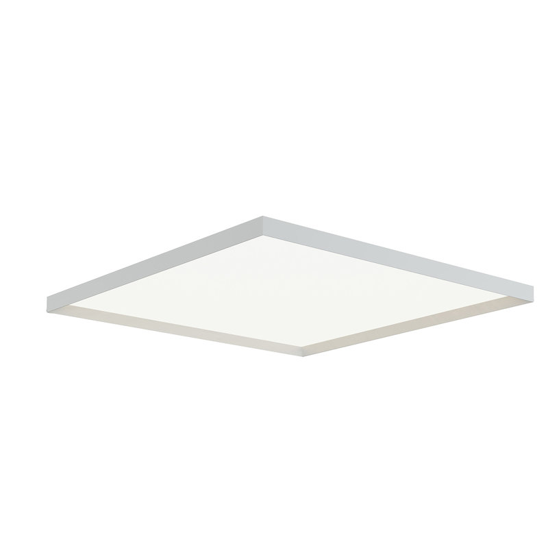 Plafonnier encastré 1 lumière DEL Apollo, Blanc, H 3 po x L 32 po x P 32 po, Lumière directe