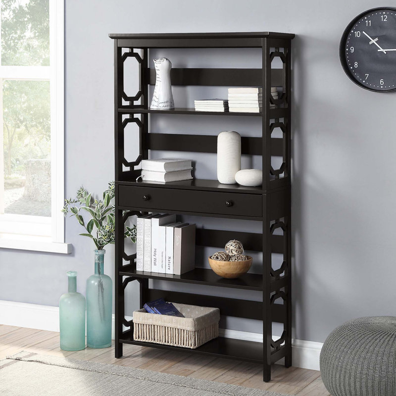 Liman Etagere Storage Bookcase, Espresso