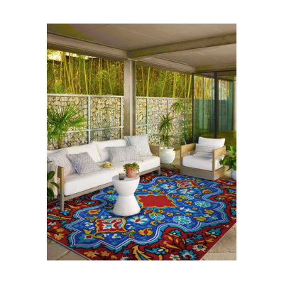 Tapis tissé pastel à motif d'étoile