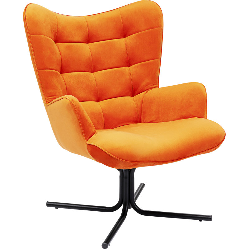 Oscar Armchair, 100 % polyester orange