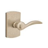 Durango Wave/Drop Passage (Hall & Closet) Door Lever with Rectangle Rosette