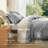 Bedsure Gray Duvet Cover King Size - Soft Double Brushed Bedding Set for Kids & Adults（Set of 3）-109724471-109724470