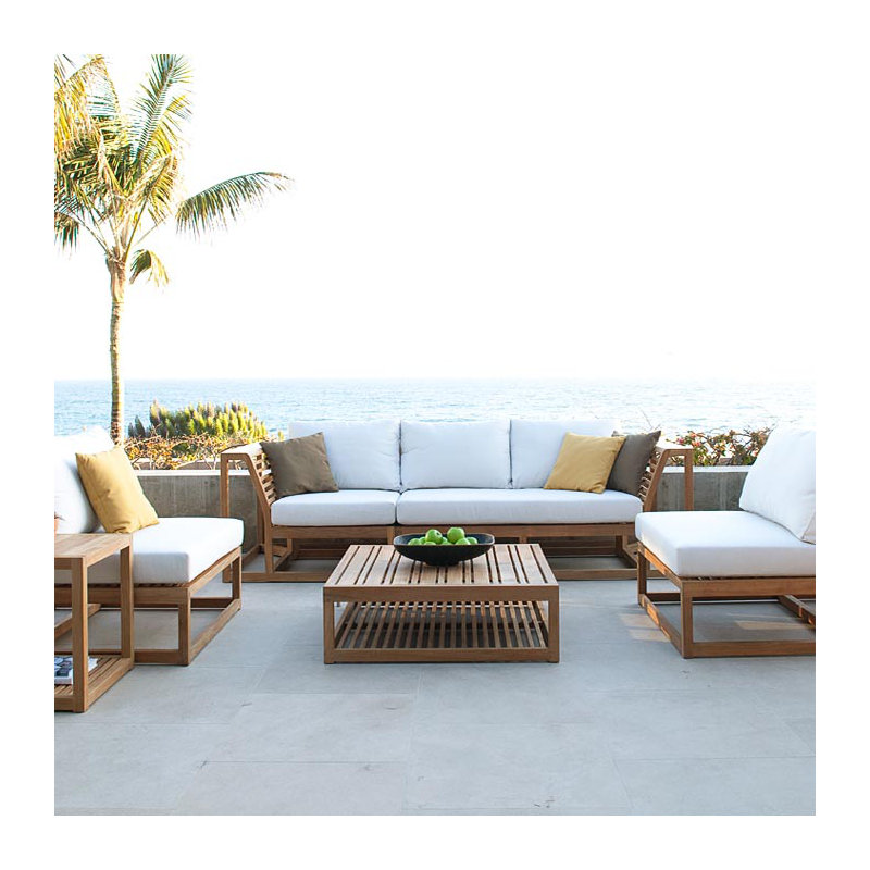 Westminster Teak Outdoor 6 - Piece Teak Conversation Set