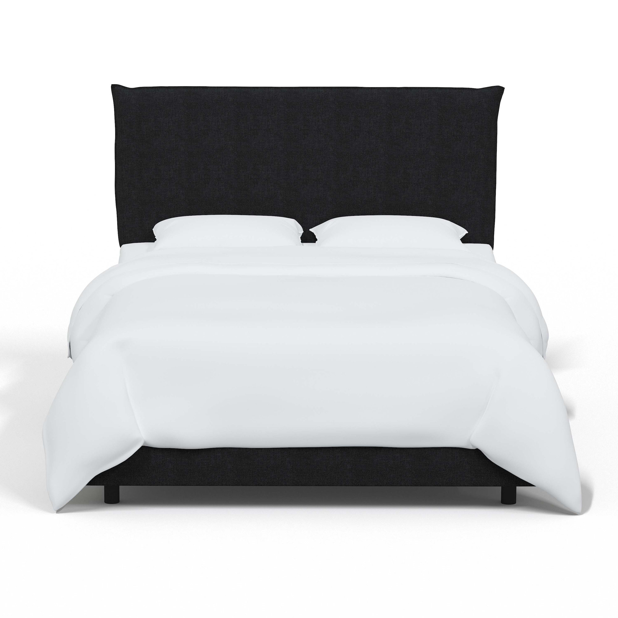 Bessinger Upholstered Bed, Full / Double, Zuma Caviar