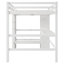 Lit mezzanine avec tablettes et bureau-719522491