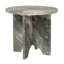 Table sculpturale en marbre avec base emboîtable-121780447