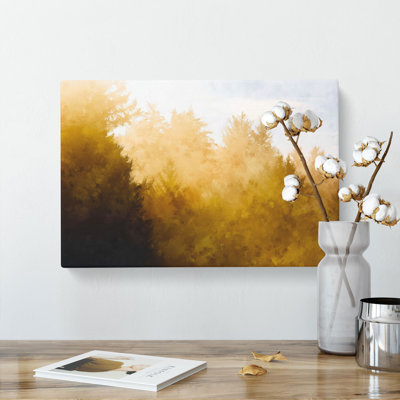 Gold Forest - Wrapped Canvas Painting