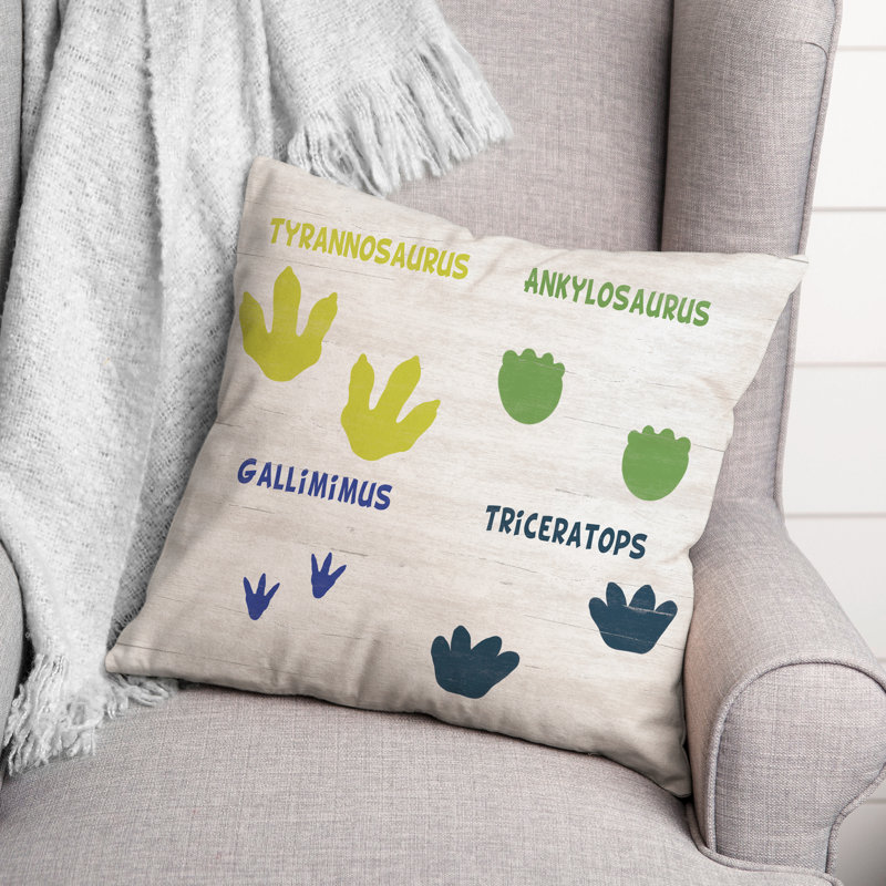  Coussin Dinosaur, 20 po x 20 po