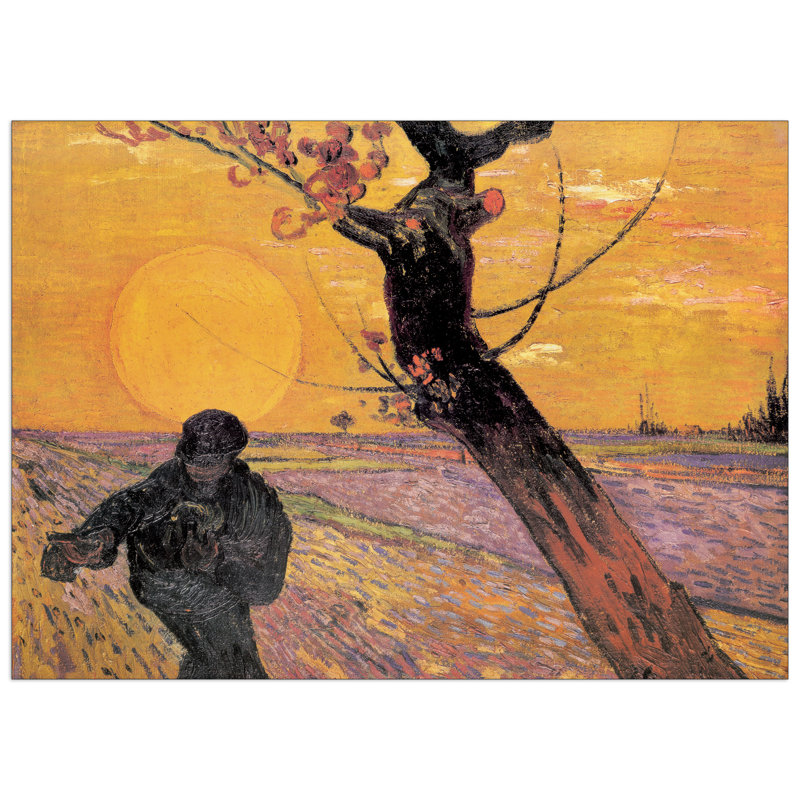 Vincent Van Gogh - No Frame Print on Wood, 72cm H x 100cm W x 1.8cm D