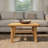 Reclaimed Elm Wood Coffee Table-130063043