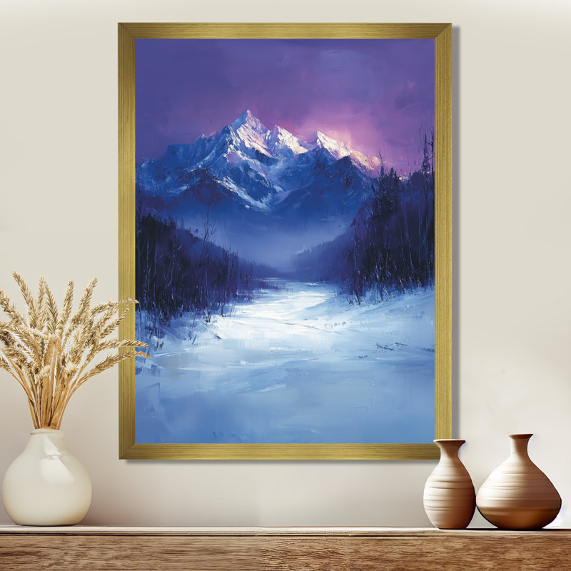 Gioanni - paysages, impressions sur toile, Impression d'un seul cadre photo, H 40 po x l 30 po, Doré