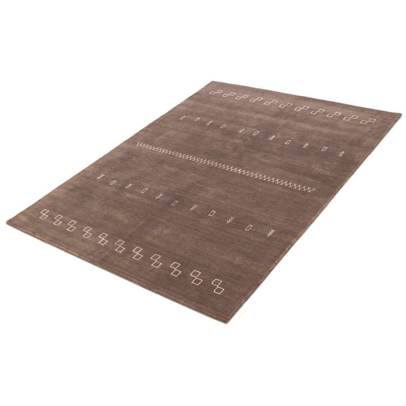 Tapis gris Kashkuli Gabbeh 5 pi 9 po x 8 pi 0 po