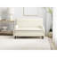 Velours côtelé, fauteuil convertible en velours côtelé avec structure en métal, revêtement en velours, siège mi-moelleux, dossier lâche, rembourrage en mousse pour l'espace de vie principal, fonctionnant comme accoudoirs coussinés-121048004