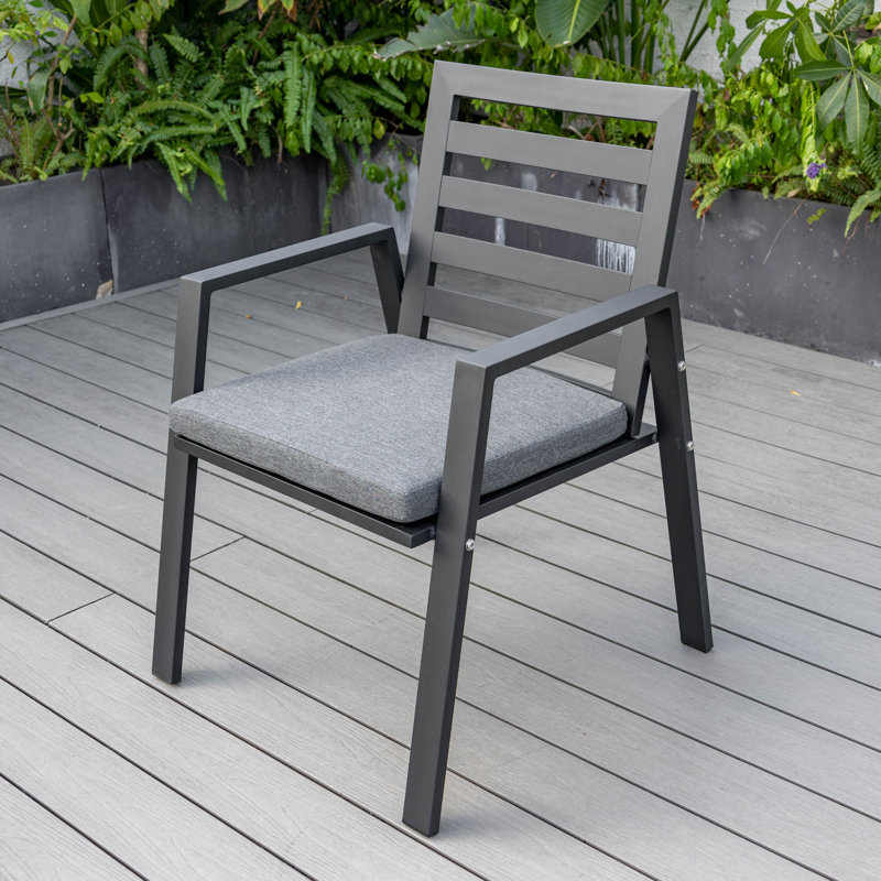 Ensemble de 2 fauteuils de patio Letendre, Ensemble de 2, Noir