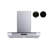H155C Series 30" 300 CFM Convertible Island Range Hood in Stainless Steel With Filter Included