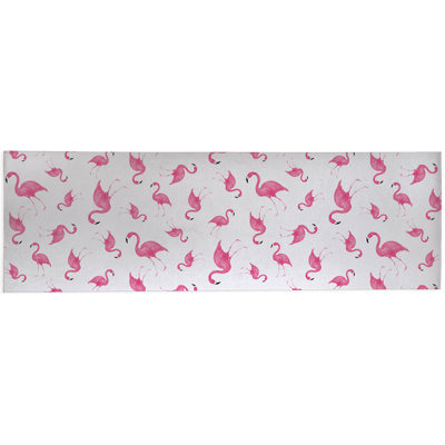 Summer Flamingo Outdoor Rug