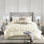 Édredon très grand 7 pièces - Design, literie rembourrée, coussin l 18 po x L 18 po