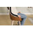 Ashwell Mid-Century Modern 26.6" H Swivel Leather Counter Stool with Wire-Brushed Solid Wood Legs-486233193