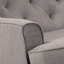 Chaise berçante capitonnée en tissu-63161931