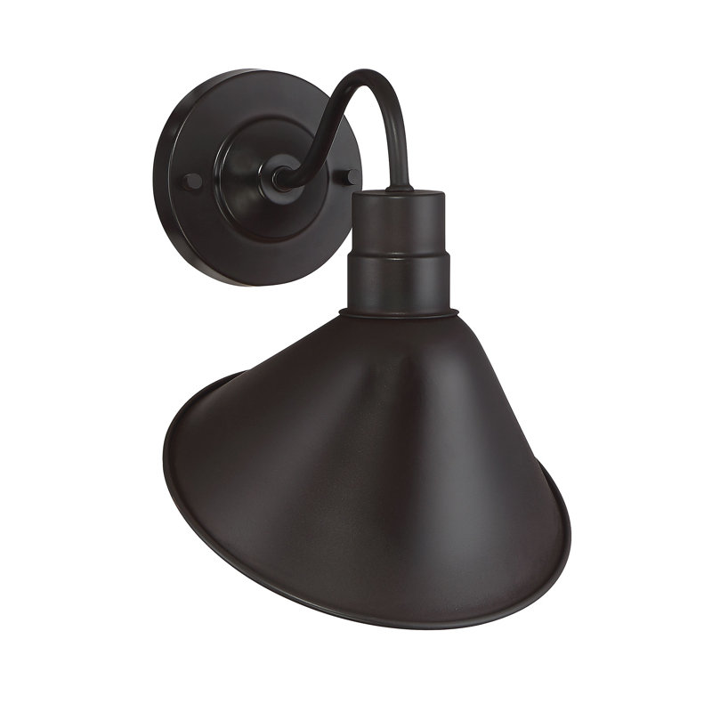Oil Rubbed Bronze Dimmable Outdoor Wall Lantern