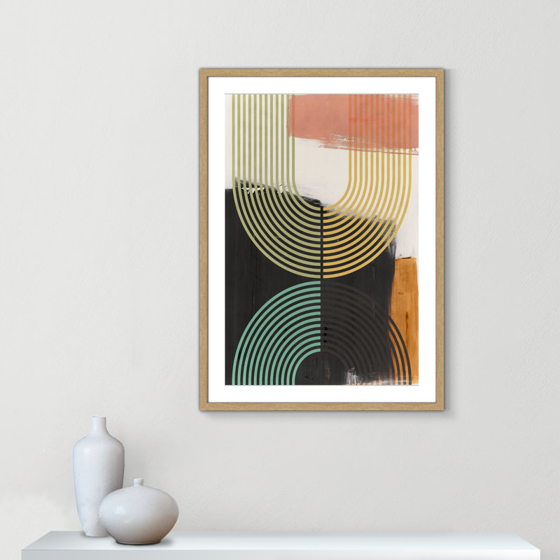 «Bolded II» par Isabelle Z, L 25,5 po x H 35,5 po, Matted Print, Naturel