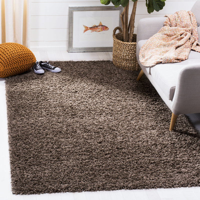 Aubreah Solid Colour Area Rug, Rectangle 155 x 229 cm