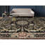 High-Quality Hand-Knotted Black Area Rug