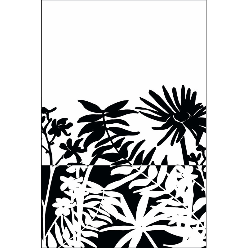 Tropical Silhouette II by Jarman Fagalde - Art Prints on Canvas, 30cm H x 20cm W x 3.8cm D