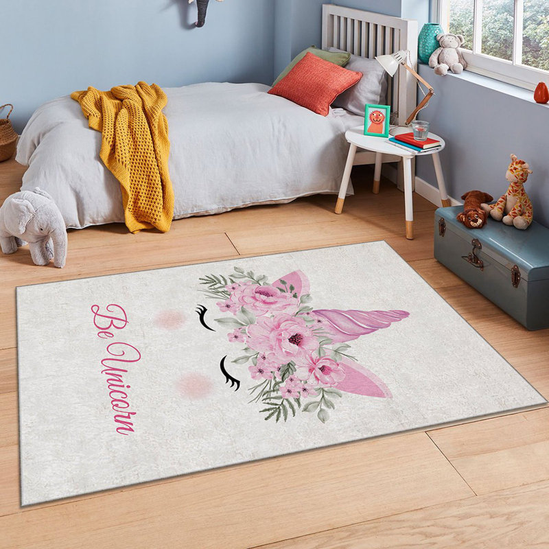 Tapis luxueux (2,6 x 4,6 pieds), 100% polyester, 740 g / m² | Tissu de velours doux, envers en feutre antidérapant, éponge stratifiée pour le confort | Antibactérien, lavable à la machine à 30 ° C | Élégante décoration intérieure