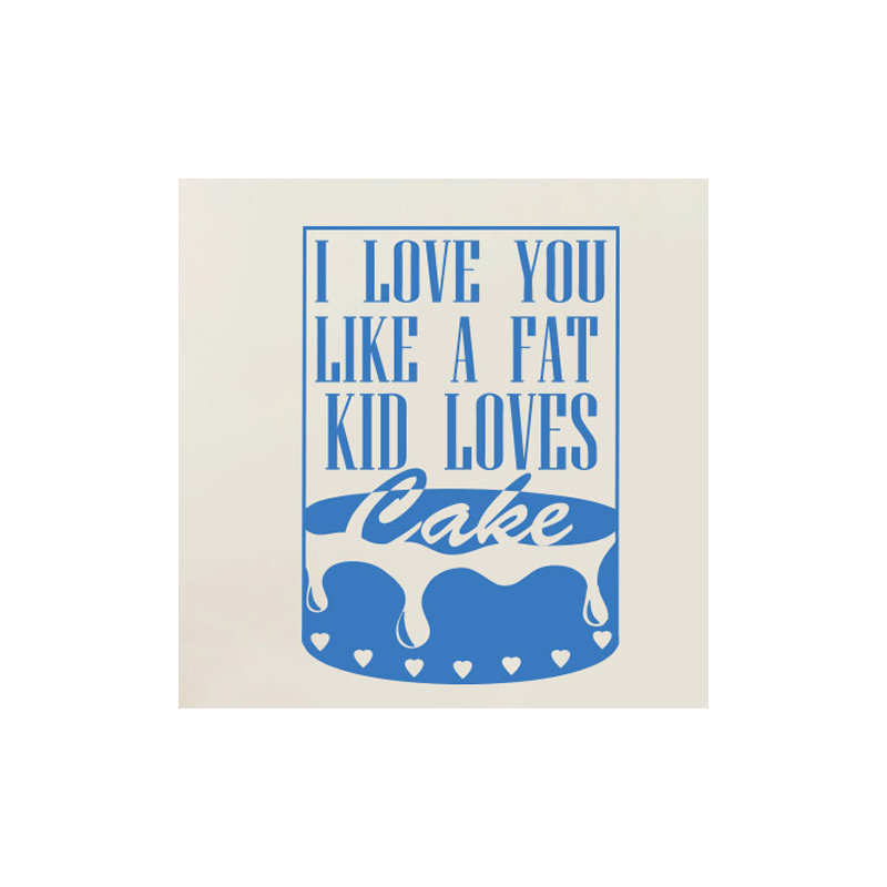 Non-Wall Damaging Wall Decal, Blue, Large