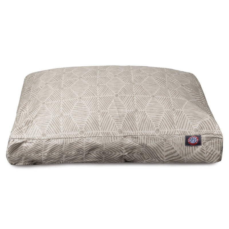 Coussin orthopédique Charlie, Beige métallique, Petit (l 20 po x P 27 po x H 4 po) ;