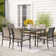 Argyri 6 - Person Metal Patio Dining Set with Rectangular Table