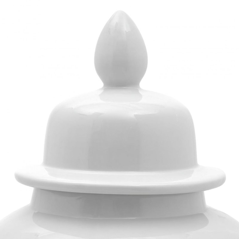 Timeless Chinese Temple Jar, White, 32"