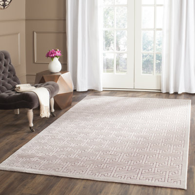 Tapis mauve en coton Richmond