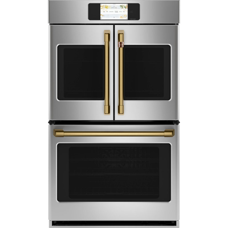 Wall Oven Handle Kit, Brushed Brass