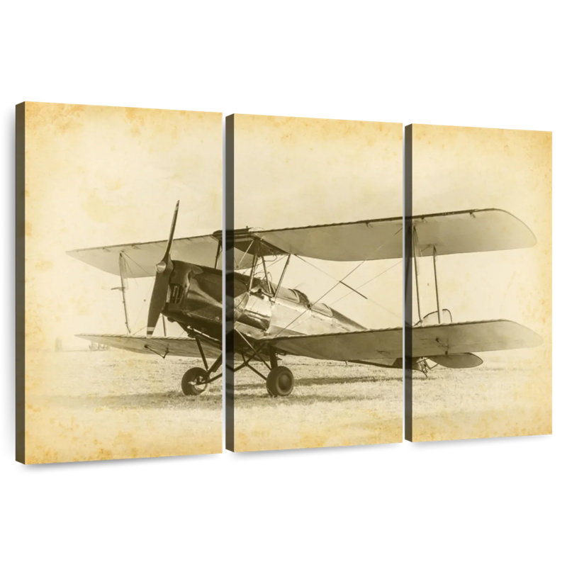 Croquis d'avion Mehar Vintage, H 42 po x l 65 po