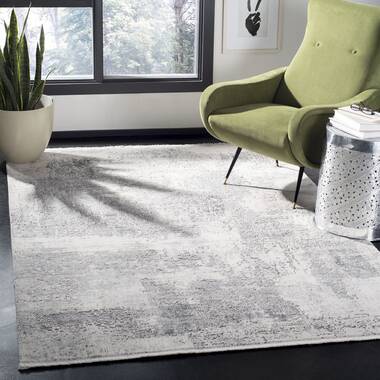 Greyleigh Connie Gray Area Rug, Size: Rectangle 11' x 15