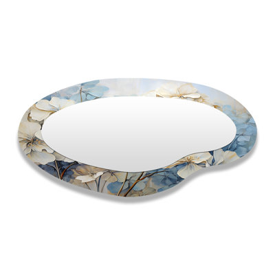 Miroir mural traditionnel irrégulier