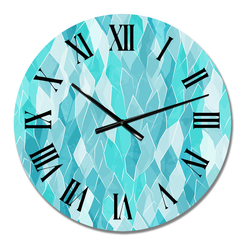 Horloge murale Turquoise, Petit