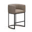 Tabouret de comptoir rembourré avec structure en métal-303789527