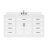 Thornaby 66'' Solid Wood Single Bathroom Vanity with 1.5'' Carrara Quartz Top-1257290968-1215536303